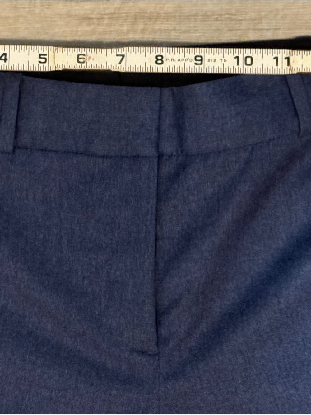 Talbots Navy Wool Straight-Leg Dress Trousers - Picture 5 of 9